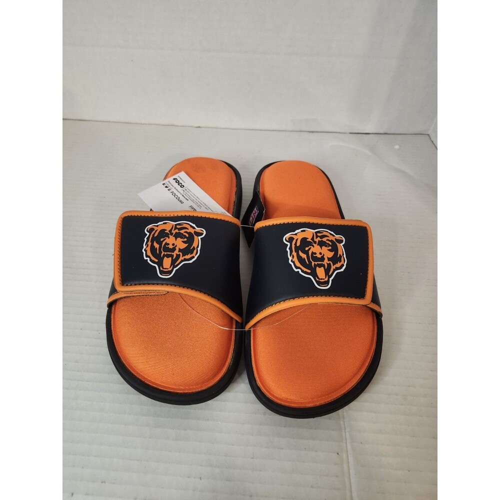 Chicago Bears FOCO Slippers Men's  Size 7/8